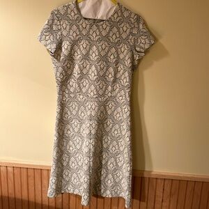 J. McLaughlin, black and cream dress. Size S